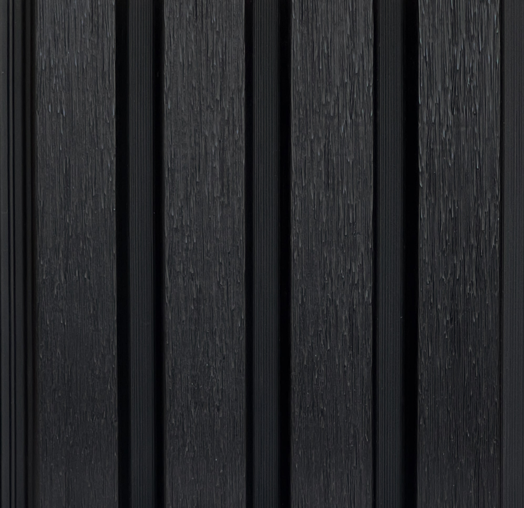 WoodEvo Deep Castellation Cladding Black