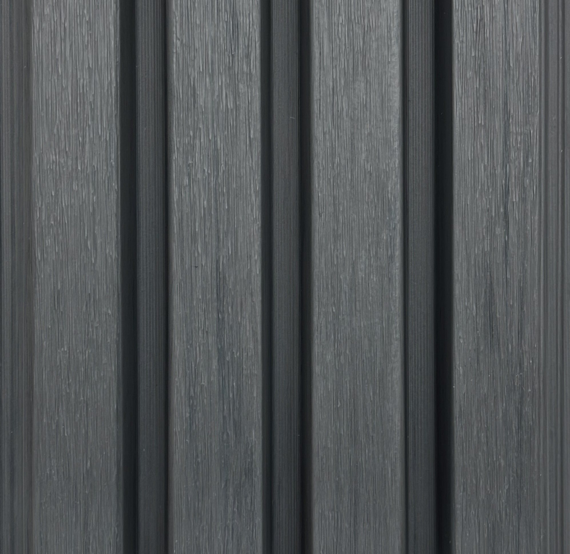 WoodEvo Deep Castellation Cladding Dark Grey