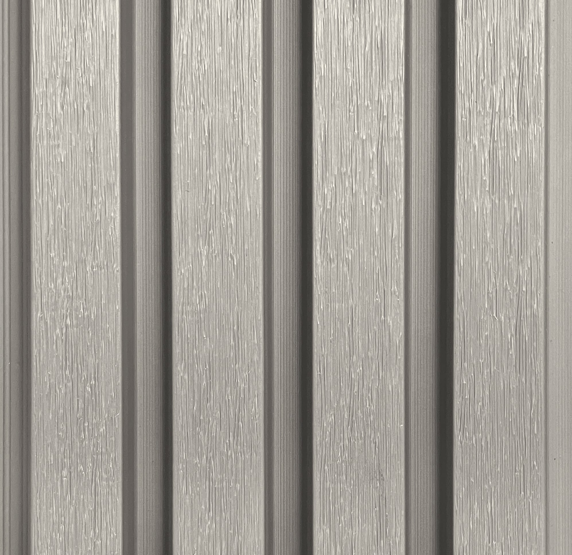 WoodEvo WoodEvo Deep Castellation Cladding Silver Grey
